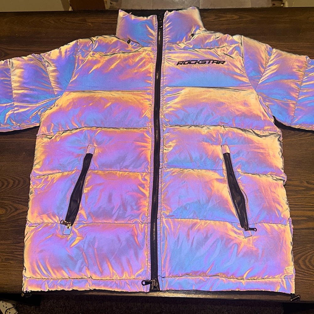Rock Star Original Reflective Bubble/Puffer Coat(Like new)